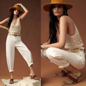 AGOLDE high rise balloon leg tapered denim jeans